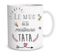 Mug - STC - Le Mug de la Meilleure Tata - Blanc - Céramique - Cylindrique