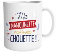 Mug - STC - Ma Mamounette c'est la plus Chouette - 9.7 cm - Compatible micro-ondes - Lave-vaisselle