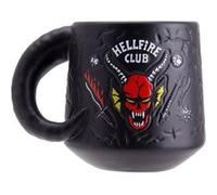 Tasse Hellfire Club Stranger Things - Marchandise Netflix Officielle, Tasse Céramique Embossée avec Démons, Cadeau pour Fans Stranger Things, 400ml (14 fl oz)