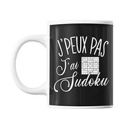 Mug Sudoku j'peux pas Noir