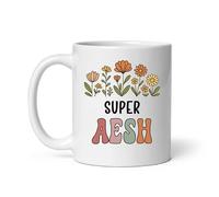 Mug super AESH fleurs boho Tasse AESH