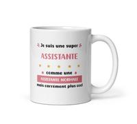 Mug super assistante comme assistante normale tasse assistante femme