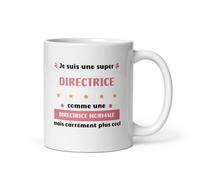 Mug super directrice comme directrice normale tasse directrice femme