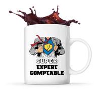 Mug Super Expert Comptable Tasse Café Thé Métier Départ Retraite Collègue Travail