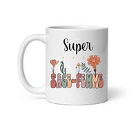 Mug super sage-femme fleurs boho bohème Tasse sage-femme