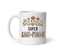 Mug super sage-femme fleurs boho Tasse sage-femme