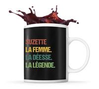 Mug Suzette La Déesse La Légende Vintage Tasse Prénom Cadeau Anniversaire Humour
