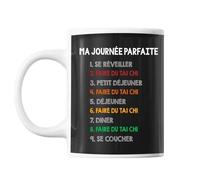 Mug Tai Chi Journée Parfaite Tasse Humour Tasse Cadeau Personnalisé