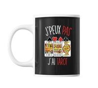 Mug Tarot J'peux Pas Noir Tasse Cadeau Personnalisé