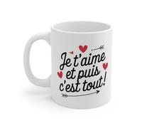 Mug Tasse à Café Amour Je t’Aime et Puis c’est Tout ! - Cadeau Romantique et Original Taille 11oz