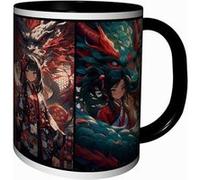 MUG Tasse à café - ASIE FILLE DRAGON 1842