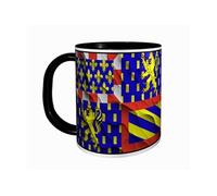 MUG Tasse à café - DRAPEAU REGION BOURGOGNE FRANCHE COMTE 2972