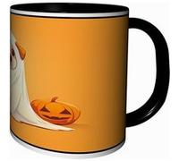 MUG Tasse à café - ILLUSTRATION PETIT CHIEN FANTOME HALLOWEEN 4061