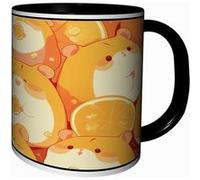 MUG Tasse à café - KAWAII CHUBBY HAMSTERS ORANGE 4043 Orange G