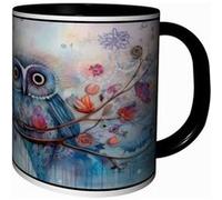 MUG Tasse à café - MUG ARTISTIQUE CHOUETTES HIBOUX 4434