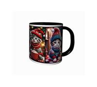 MUG Tasse à café - PETITS CHATS DE NOEL CHATONS 1778 G