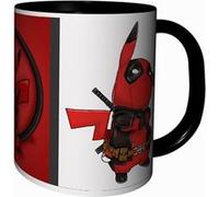 MUG Tasse à café - POKEMON PIKACHU DEADPOOL 1495 Blanc G