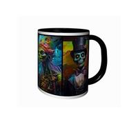 MUG Tasse à café - SQUELETTE TETE DE MORT PEINTURE MULTI COULEUR SKULL 1984 Multi