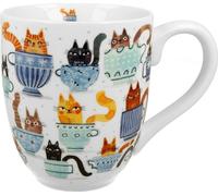 Mug, tasse à café, tasse à chats, dans une boîte, comme cadeau - Les chats dans des tasses à thé XXL 1000 ml