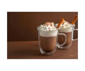 Mug Tasse à Thé café chocolat chaud double paroi 350 ml La Cafetiere Kitchen Craft - les 2