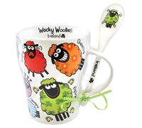 Mug Tasse avec cuillère mouton irlande Wacky Woollies irlandais