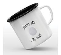 MUG tasse émaillée au motif J'peux pas golf