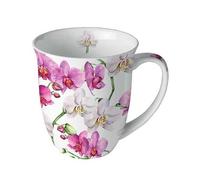 Mug, tasse porcelaine AMBIENTE 10.5 cm 0.4 l ELEGANT ORCHIDS