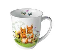 Mug, tasse porcelaine AMBIENTE 10.5 cm 0.4 l LITTLE SQUIRRELS