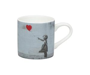 MUG tasse Porcelaine Könitz BANKSKY fille avec ballon 38cl
