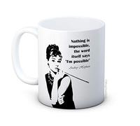 mug-tastic Audrey Hepburn - Nothing is Impossible - Haute qualité tasse de café en céramique