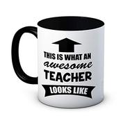 mug-tastic This is What an Awesome Teacher Looks Like - Haute Qualité Tasse à Café en Céramique