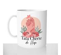 Mug Tata Chérie Personnalisable - Tasse Cadeau Tantes - Idées Cadeaux Original Personnalisé - Tatie Bébé Naissance Prénom