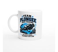 Mug Team Plongée Sous-Marine un Autre Monde Toujours Plus Loin | Tasse Fun Plongeur - Idée Cadeau Originale