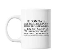 Mug Techniques De Combat Référence Perceval Kaamelott Blanc Tasse Cadeau Personnalisé