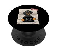 Mug Teckel Shot Guilty Dog PopSockets PopGrip Interchangeable
