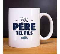 Mug Tel Père Tel Fils - Mug céramique imprimé en France de la marque Ma petite tribu