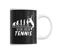 Mug Tennis Évolution Tasse Cadeau Personnalisé