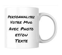 Mug Texte Photo Personnalisable, Nom De Tasse À Café Personnalisé, Cadeau D'anniversaire, Souvenir, Naissance, Collègue.