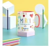Mug - THE CONCEPT FACTORY - Merci Maîtresse - 70 cl - Multicolore