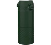 ION8 Tasse de Voyage Isotherme, Anti-Fuite, Verrouillage Sécurisé, Sans Débordement en Déplacement, Couvercle Hygiénique, Facile à Nettoyer, Parfaite pour les Déplacements, Acier Inoxydable, Vert