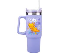 Mug thermo avec paille Minecraft Purple 900 ml