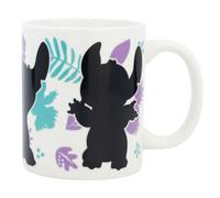 Mug thermo-réactif - Disney - Stitch & Angel - 325 ml - Céramique - Blanc