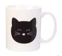 Linnea Mug Thermo réactif en céramique Collection Cat 30cl Chat Blanc
