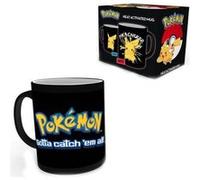 GB EYE Mug, Céramique, Noir, Pokemon, Pikachu 9,5 x 8,5 x 9,5 cm