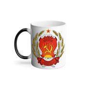 Mug Thermo-réactif Tasse Magique - Ecusson Partie Communiste URSS Russie Vintage - 325 ml