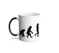 Mug Thermo-réactif Tasse Magique - Evolution Clavier Piano Synthé Musique Instrument Musicien - 325 ml