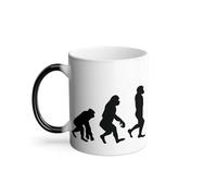 Mug Thermo-réactif Tasse Magique - Evolution Karate Combat Art Martiaux Sport Athlète - 325 ml