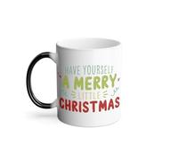 Mug Thermo-réactif Tasse Magique - Have Yourself a Merry Little Christmas Noel Hiver Cadeau - 325 ml