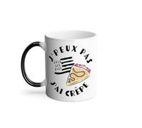 Mug Thermo-réactif Tasse Magique - J'Peux Pas J'ai Crêpe Bretagne Terroir Nourriture - 325 ml