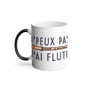 Mug Thermo-réactif Tasse Magique - J'Peux Pas J'ai Flute Musique Instrument Classique - 325 ml